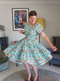 Vintage Deer Patsy Dress