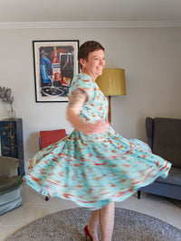 Vintage Deer Patsy Dress