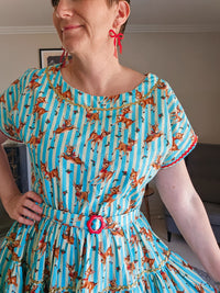 Vintage Deer Patsy Dress