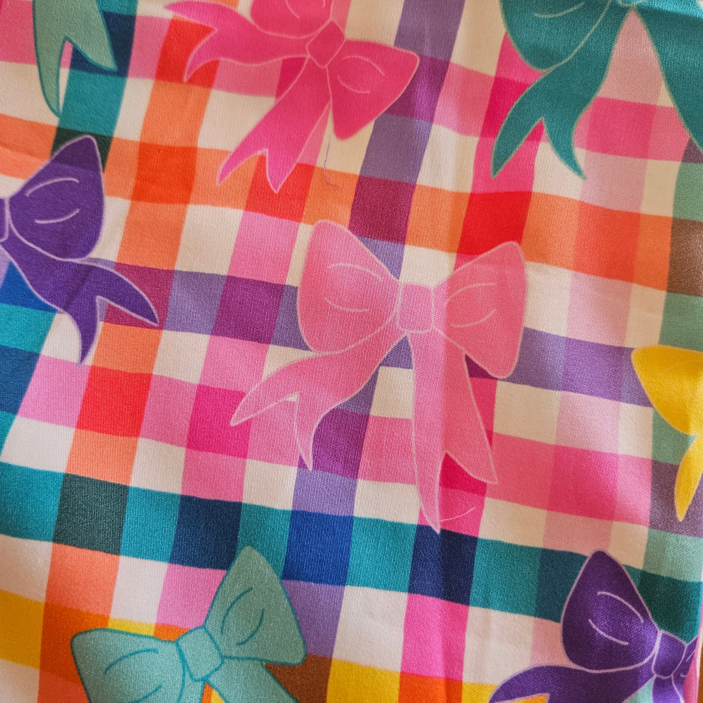Colourful bows dress