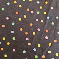 Rainbow polka dot top