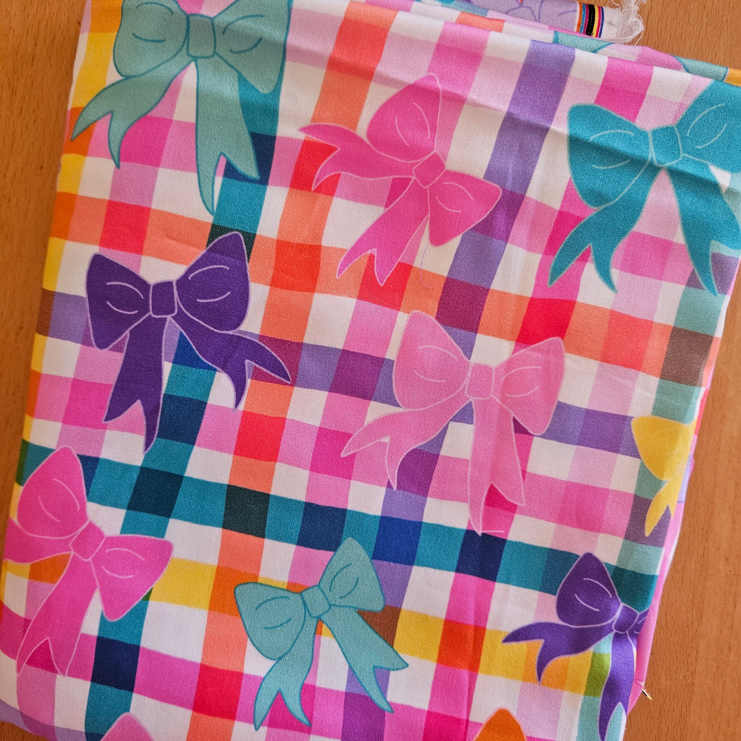 Colourful bows dress