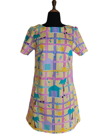 Yellow Summer days grid top