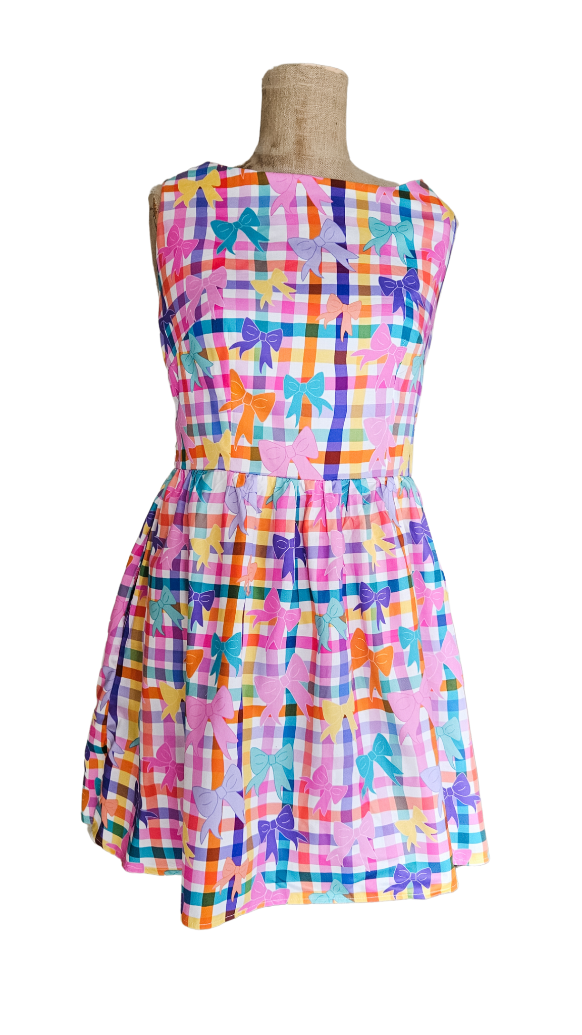 Colourful bows dress