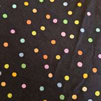Rainbow polka dot top