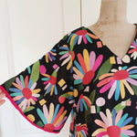 SAMPLE: Rainbow Echinacea Sadie Dress