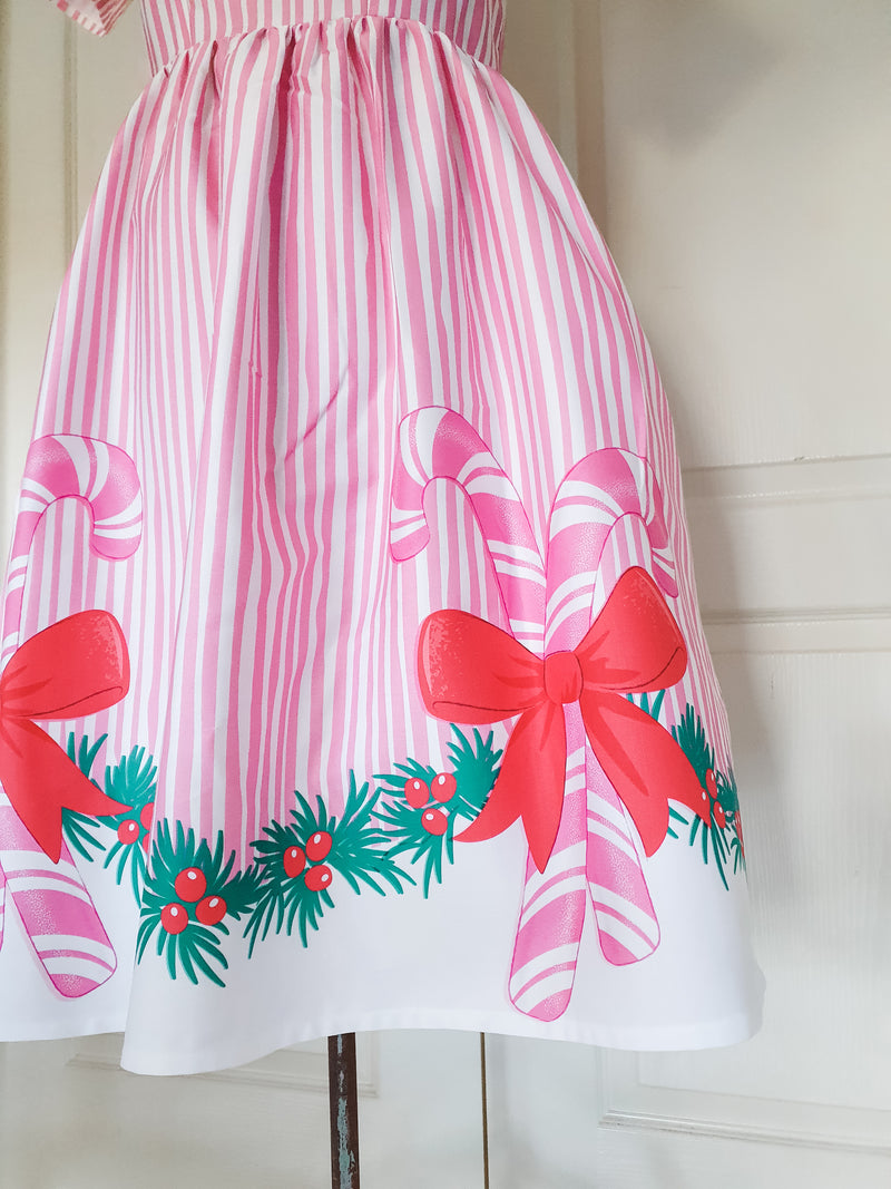 Candy Cane Mary Jane Dress