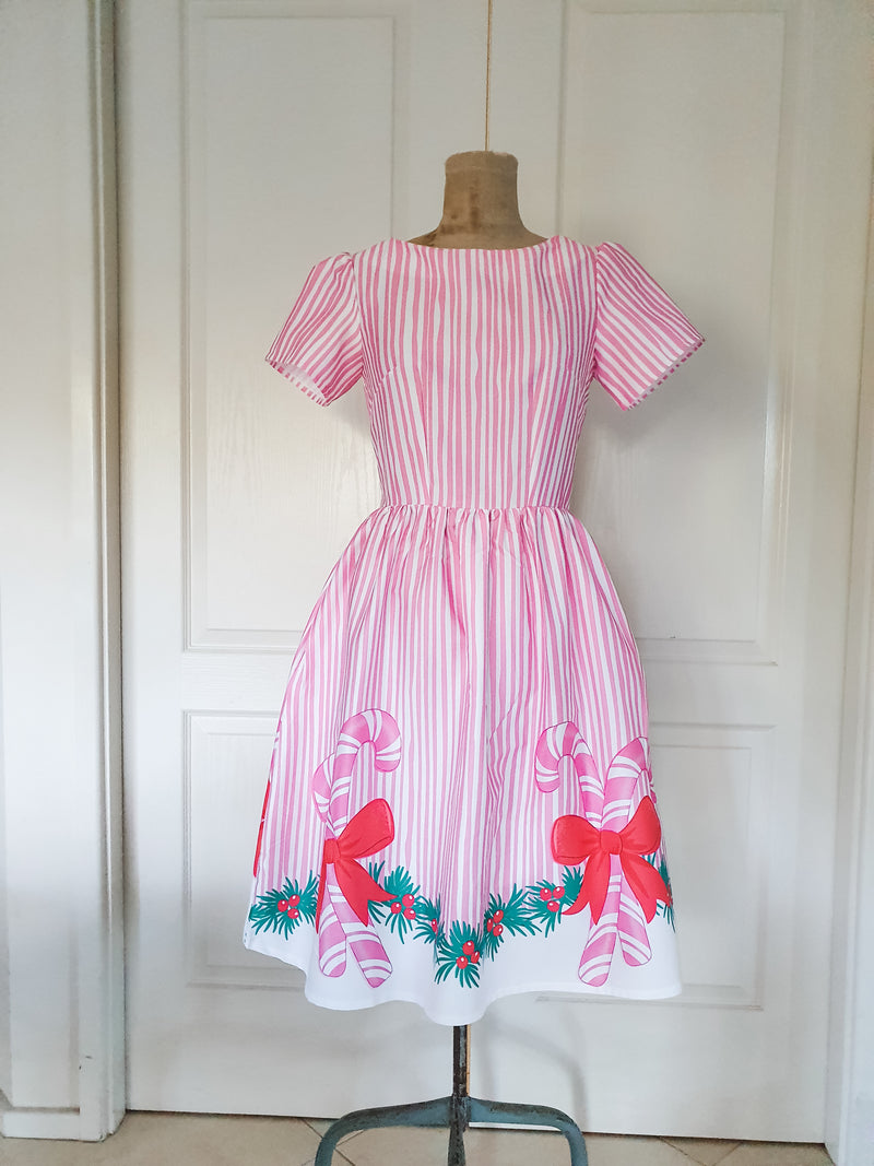 Candy Cane Mary Jane Dress