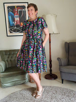 Hold On short sleeve Mary Jane Dress