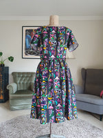 Hold On short sleeve Mary Jane Dress