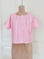 Candy Cane Cropped Trixie Top