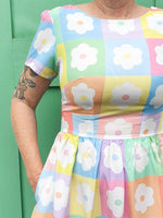 Daisy Checkers Mary Jane Dress