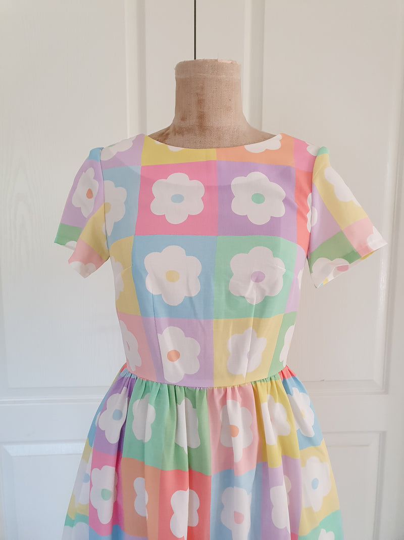 Daisy Checkers Mary Jane Dress