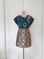 Made to order- Peacock Glory Vivienne Top