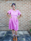 Pink linen Stella dress