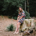 SAMPLE: Rainbow Echinacea Sadie Dress