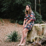 SAMPLE: Rainbow Echinacea Sadie Dress