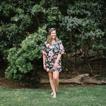 SAMPLE: Rainbow Echinacea Sadie Dress